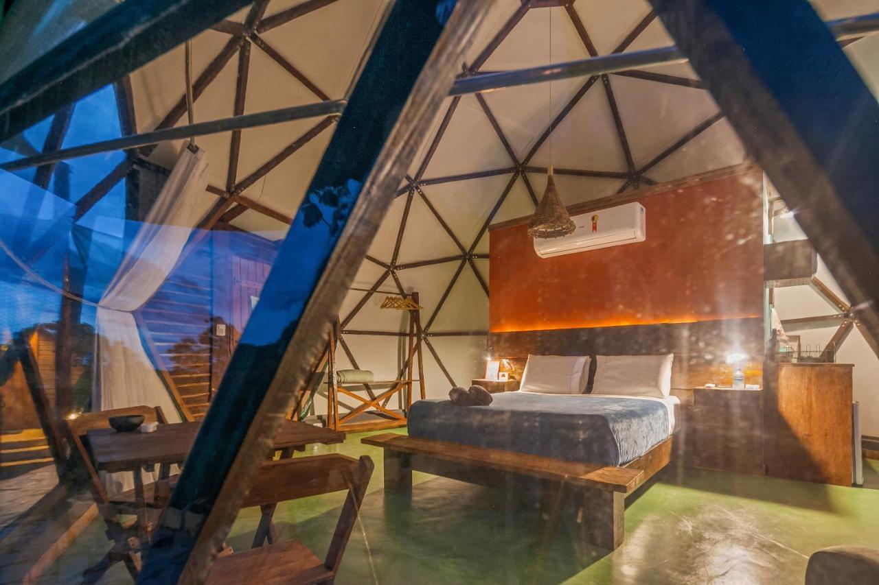 Glamping Serra Da Canastra - Casinha De Hortela - Domo Embauba Delfinópolis Eksteriør bilde